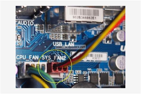 connecting case fans to motherboard.